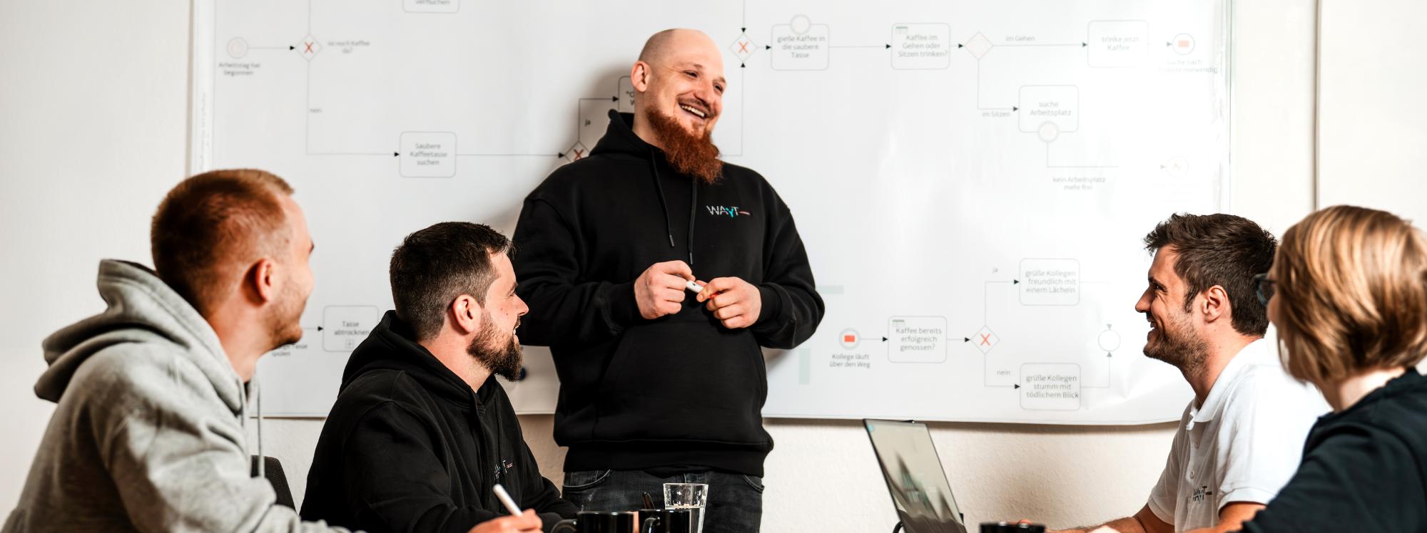 IT-Consultant bei der Arbeit